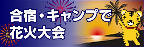 合宿・キャンプで花火大会